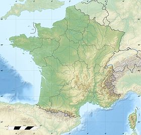 Voir la carte topographique de France
